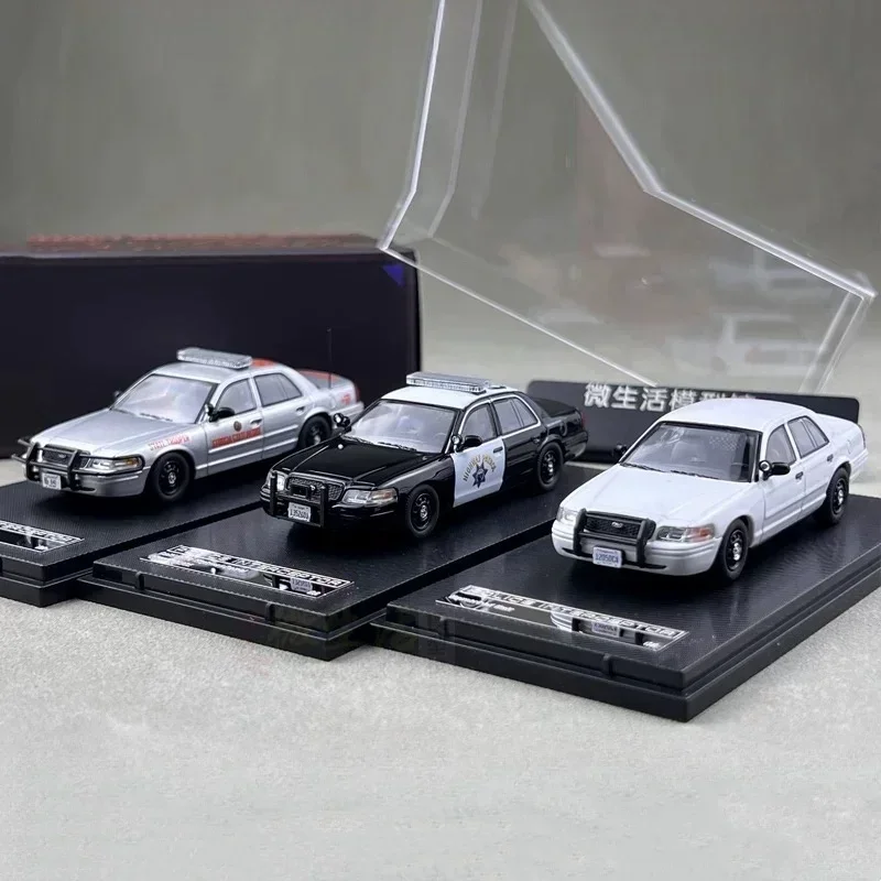 B-M Rollin 1:64 Ford Crown Victoria Interceptor Emergency Vehicle Alloy Model