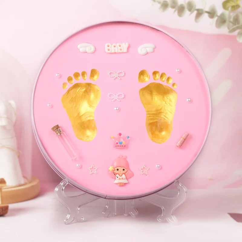 الوليد اليد والقدم طباعة الطين الجنين الشعر تذكاري...