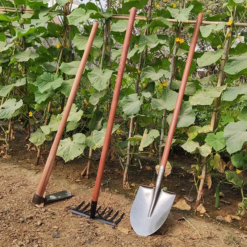 Special hoe three-piece planting set Agricultural tools Daquan Spade Weeding and digging soil