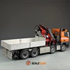 SCALECLUB model 1/14 F1650 with car hanging front heavy crane chassis 10*10 5