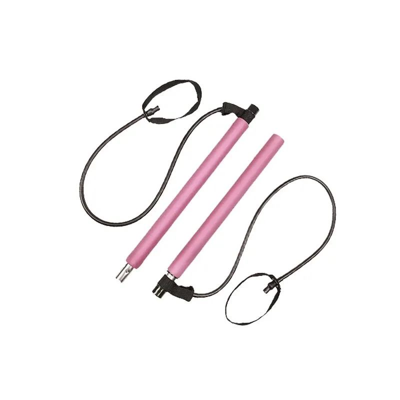 Pilates Bar Kit with Resistance Band-Full Body Workout Shaping at Home Gym with Yoga Bar and Pilates Band for Women and Men fitness resistance band,fitness accessories