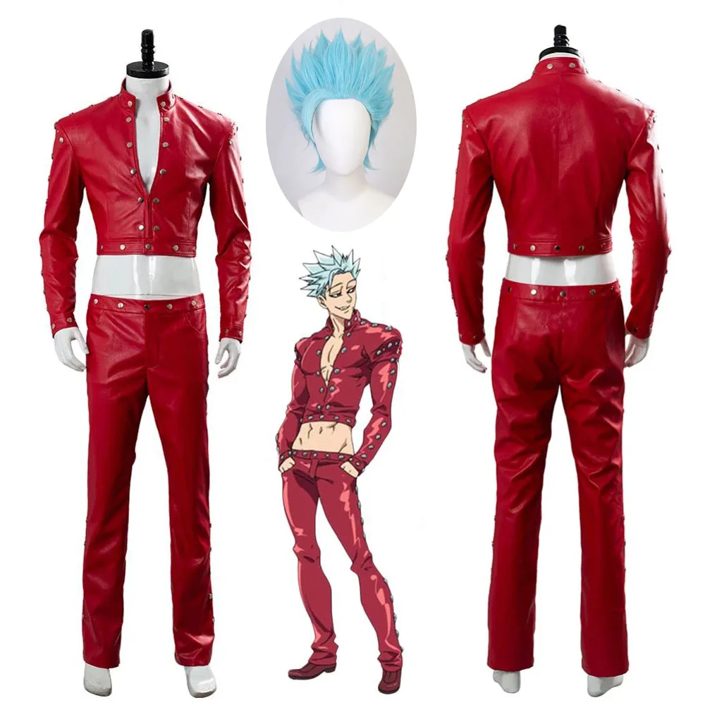 thumbnail image 1 of Disfraz de Cosplay de Anime The Seven Sins Ban, uniformes de PU para fiesta, disfraz de The Deadly Sins, disfraces de Halloween para adultos, 1 of 5