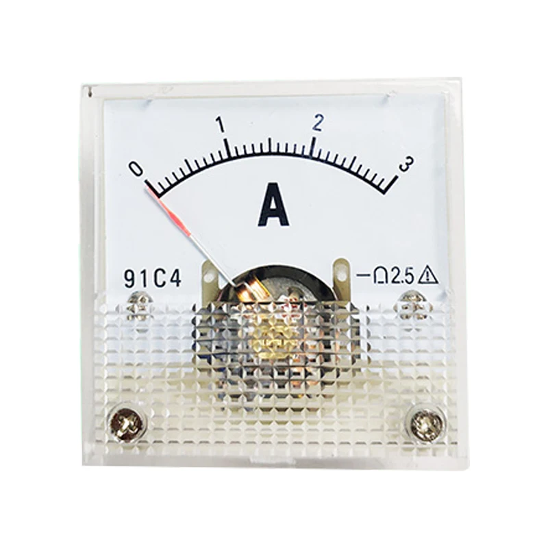 91C4-A-mA DC Pointer type Ammeter 1A 2A 3A 5A 10A 15A 30A 50A 75A 100A 150A 200A 300A 400A 500A Analog Mechanics Plate table