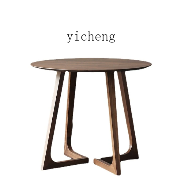 

Zc Modern Simple Small round Table Balcony Coffee Table Creative Leisure Negotiation Reception Side Table