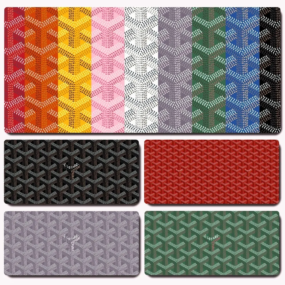 

Fashion-G-Goyards-Luxury Mousepad Gaming Office Desk Pads Large For Computer Non-slip Lockedge Mouse Pad