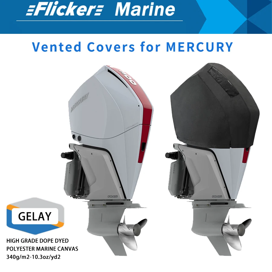 Flickermarine Ventilation Hood for Mercury 200hp Outboard Engines 135HP,150HP,175HP,200HP(2005)