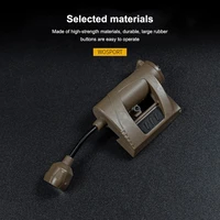 Dulhelmet-Lampe de poche LED 3 modes, éclairage de nuit extérieur pour la chasse au laser, le cyclisme militaire, la pêche, la lampe de casque 6