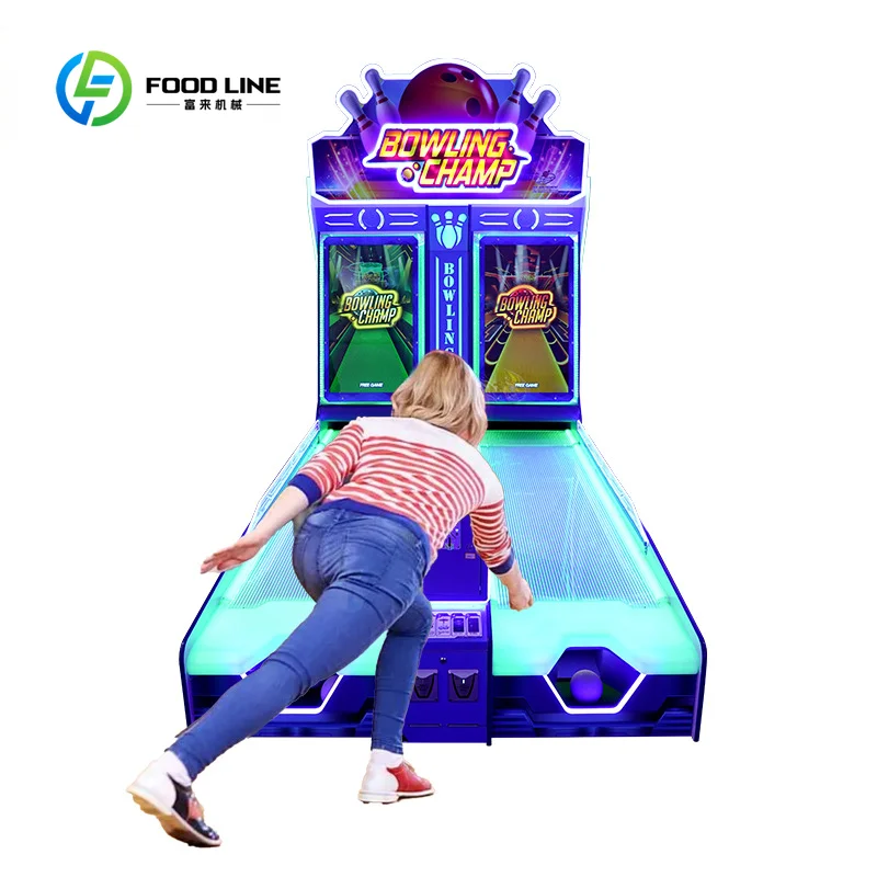 Macchina da Bowling Commerciale per Sala Giochi con Punteggio Automatico, Attrezzatura Sportiva per Intrattenimento Indoor - immagine 3