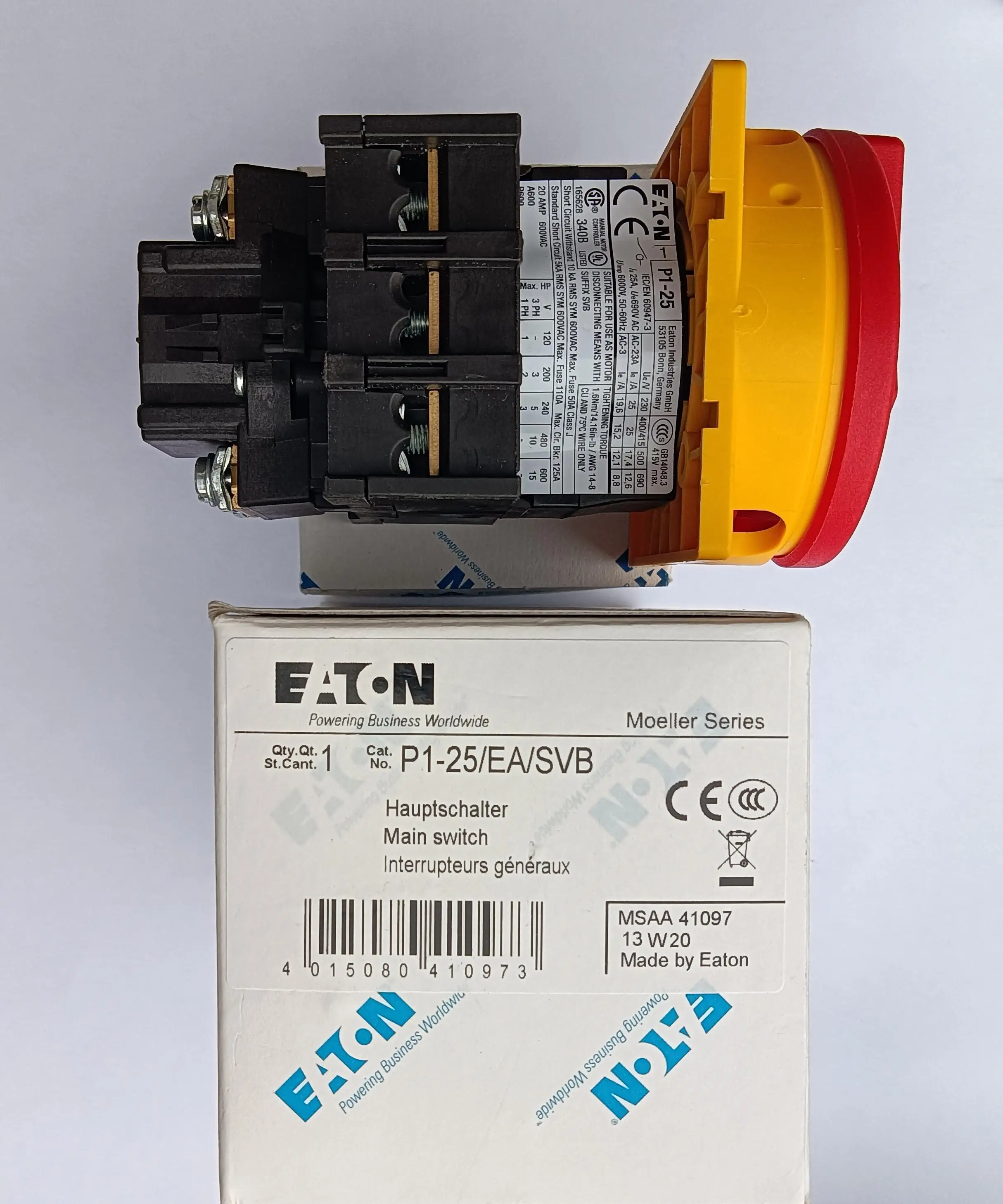 

New Original Eaton isolation switch T0-2-1/EA/SVB P1-25/EA/SVB P1-32/EA/SVB P3-63/EA/SVB P3-100/EA/SVB