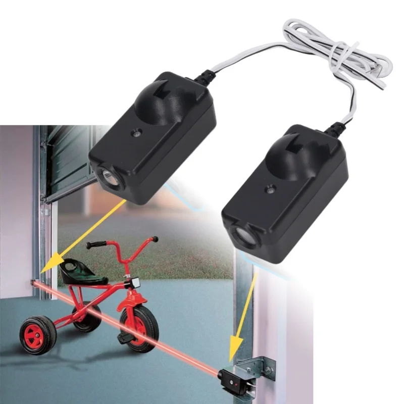 차고 문 안전 센서 차고 민감한 소형 도어 오프너 적외선 센서 키트 41A5034 Liftmaster DC5-6V용