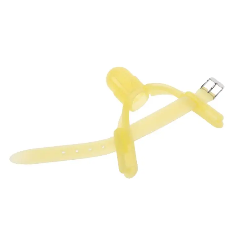 

N80C Baby Child Finger Guard Stop Thumb Sucking Wrist Band Baby Nursing Mittens Teether Pacifier Teething