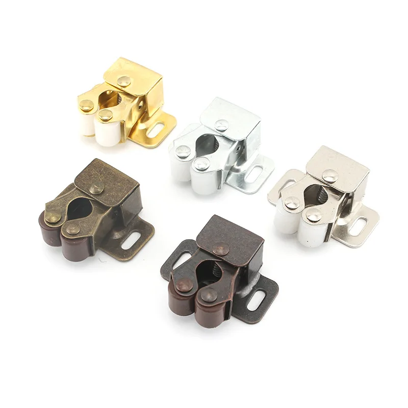 Set 5 Chiusure A Doppio Rollo LouMaxx - Serrature A Scatto Per Porte E Armadi | Made In Europe - Foto 12