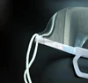 Portable Anti-fog Transparent Plastic Mask Mouth Cover Spittle Protect Tattoo Makeup Hotel Kitchen Supply Accessories 3