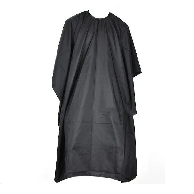 120x78cm Hair Cutting Cape Waterproof Cloth Hair Coloring Apron Adults Hairdress Cape Gown Black Home Barber Accessories