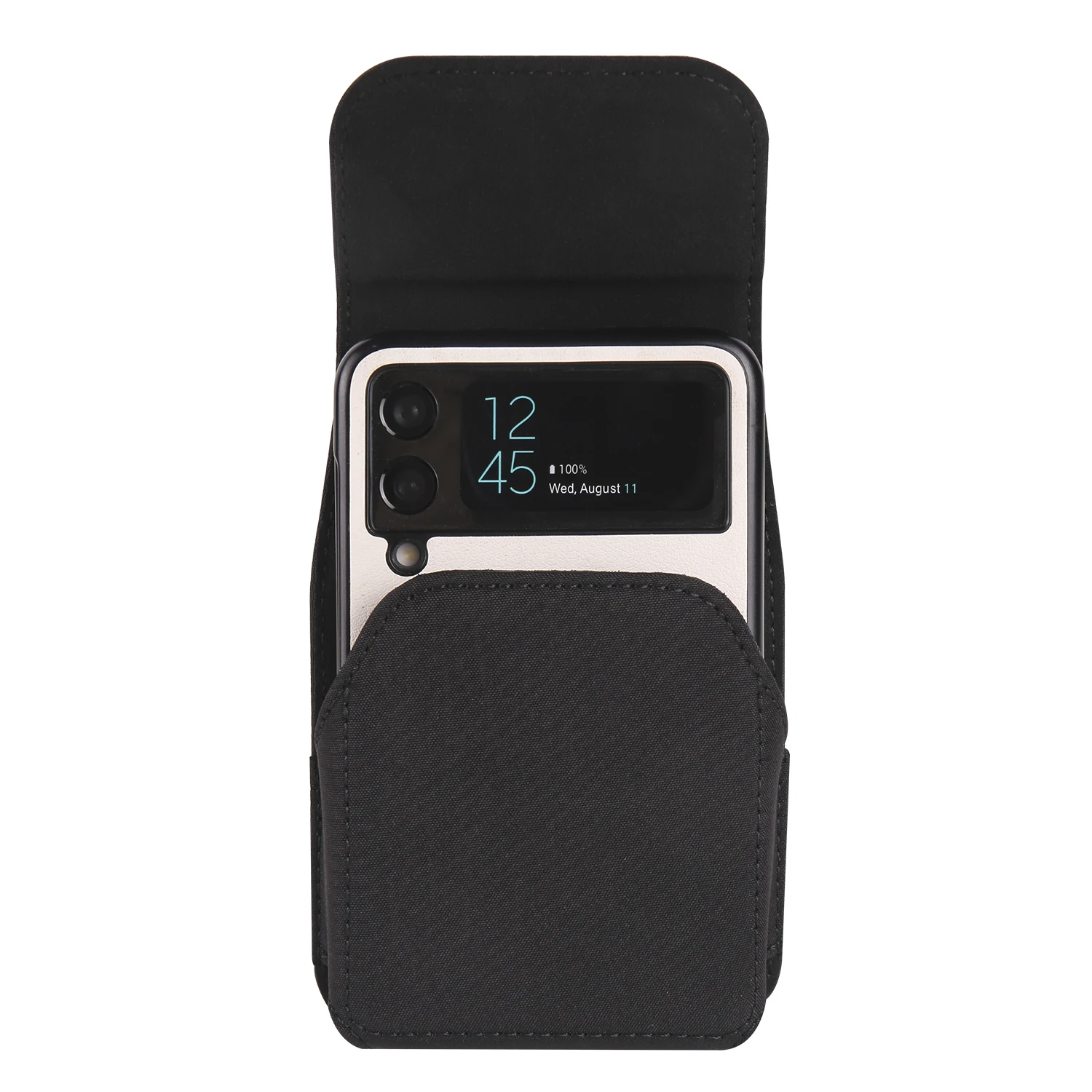 FULAIKATE Nylon-Handytasche mit Klappbildschirm für Samsung Galaxy Z Flip3 5G Hüfttasche für Motorola RAZR Huawei P50 Taschenholster – Detail 5