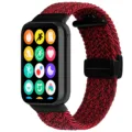 Black gauze red