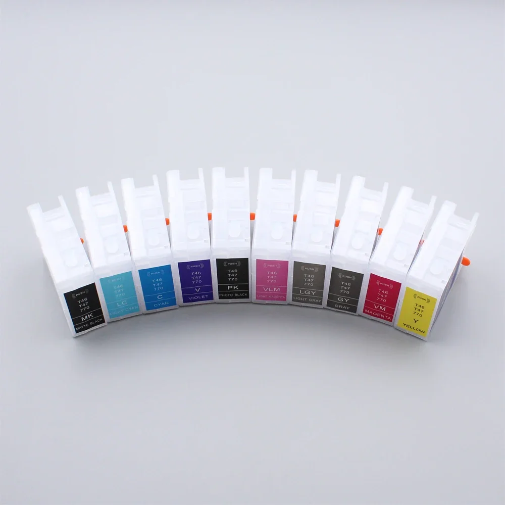Europa T46S T46Y T47A Cartuccia Di Inchiostro Ricaricabile Senza Chip O Ripristino Del Chip Per Stampanti Epson Surecolor Sc-P700 Sc-P900 P700 P900