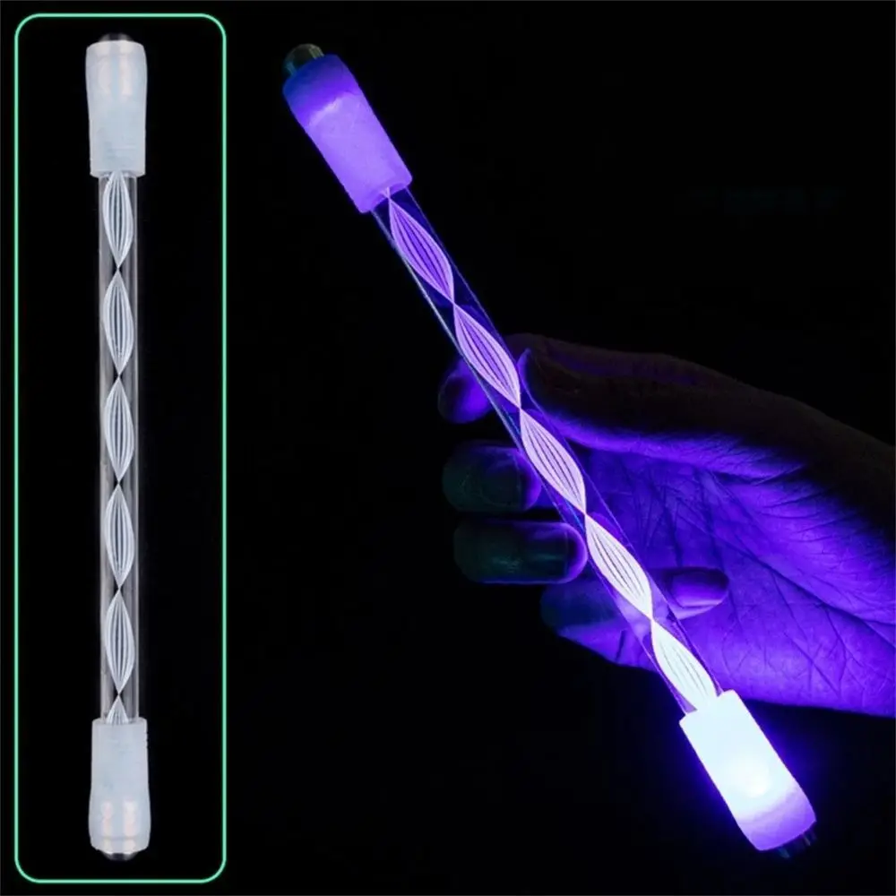 Adult Kids Antistress LED Flash Stress Toy Spinning Pen Writing Tools Spinner Toy Stress Reliever