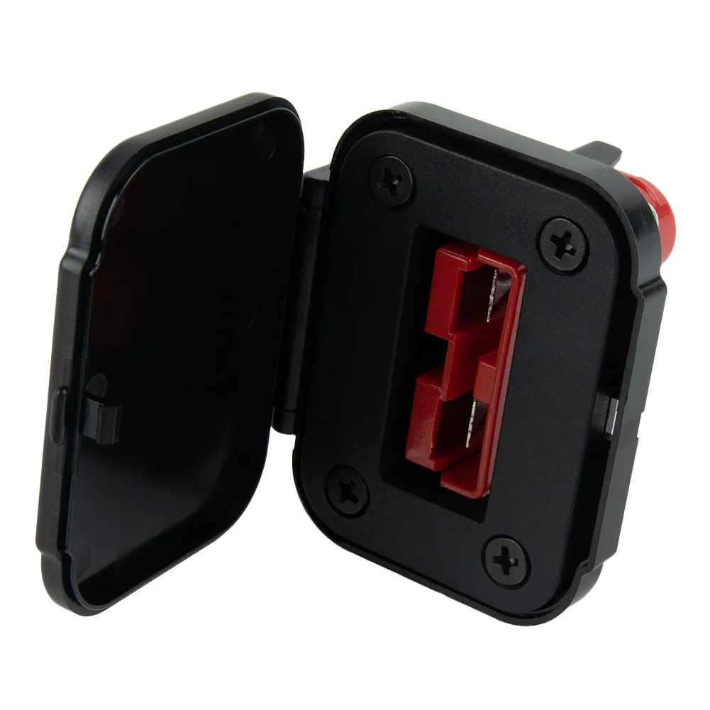 Twin Dual Flush Mount 50 Amp For Anderson Plug Mounting Bracket Caravan Trailer Truck For Anderson Connection Plug Connector 1pc