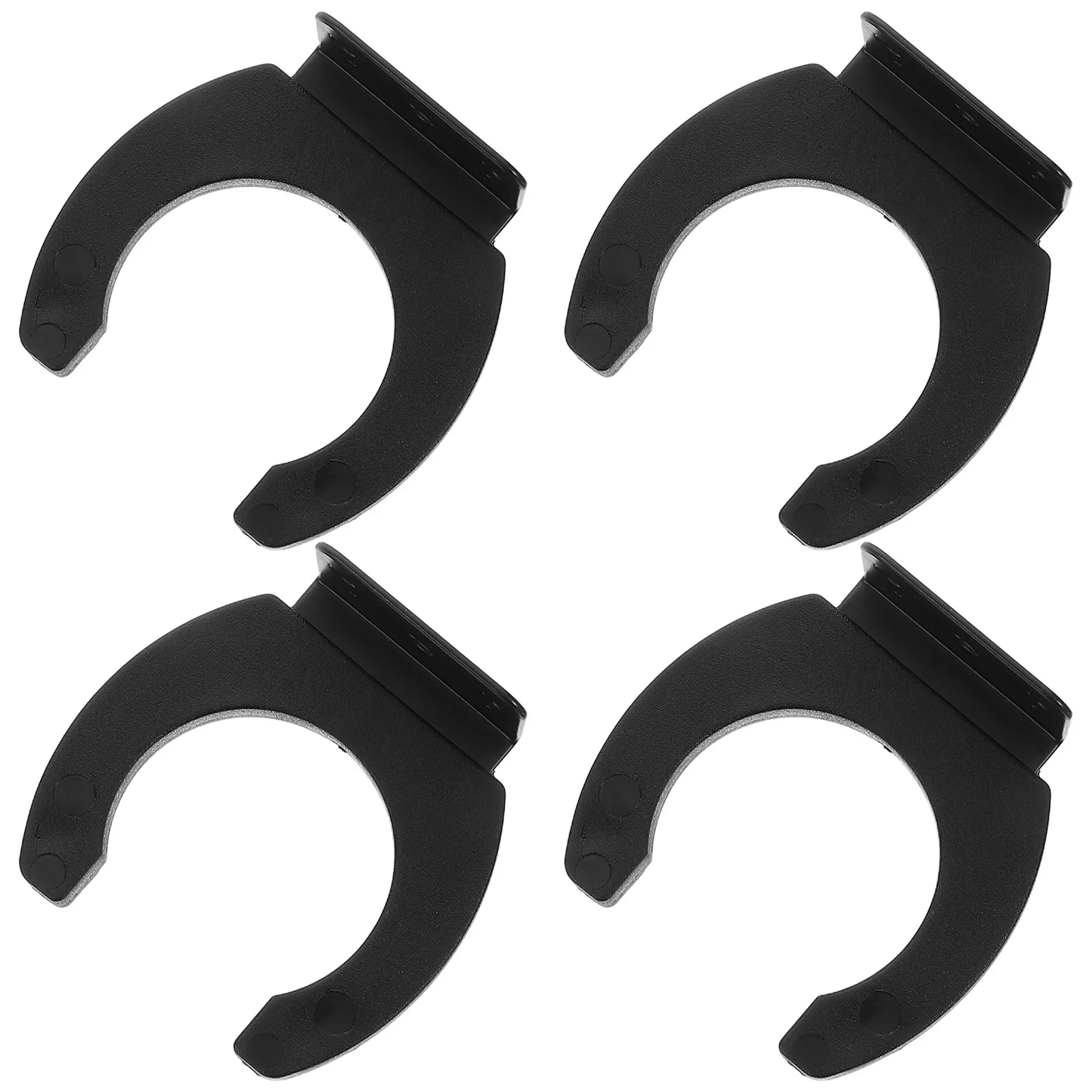 4개 벽걸이형 마이크 홀더, 헤비 듀티 금속 마이크 걸이 세트 (가정, 사무실, 라디오, 음악 스튜디오용) 마이크 스탠드 브래킷