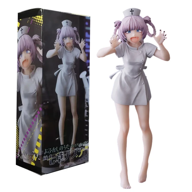 Call of the Night Yofukashi no Uta Nazuna Nanakusa Nurse 2 Sets Figure Anime  New