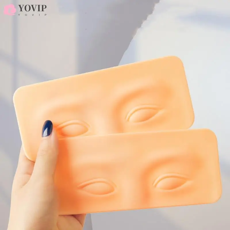 

1PC Reusable Makeup Eyebrow Tattoo Practice Skin Premium 5D Makeup Practice Face Silicone Practice Pad For Makeup Beauty