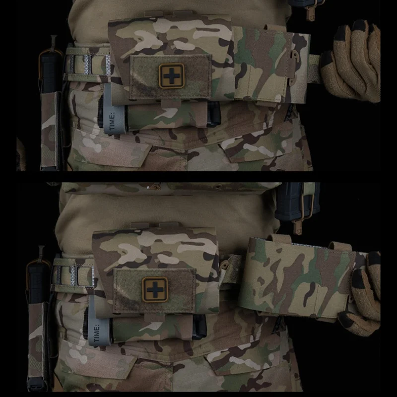 Tactical small and agile first aid kit M system mounted split design for easy access to hunting accessories kit 3