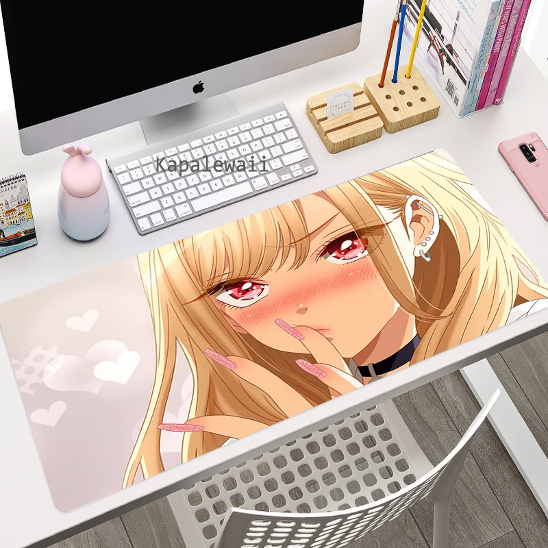 

Large Mouse Pad Computer Cute Kawaii Gaming Accessories Carpet gabinete Gamer PC Anime My Dress-Up Darling Table Mat Desk