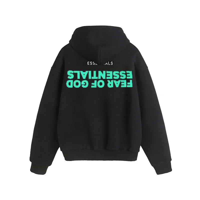 Designer ESS Letter Print Hooded Autumn Winter Sweatshirt Couple Tops popular sportswear long sleeved hoodie Skateboard Hip Hop