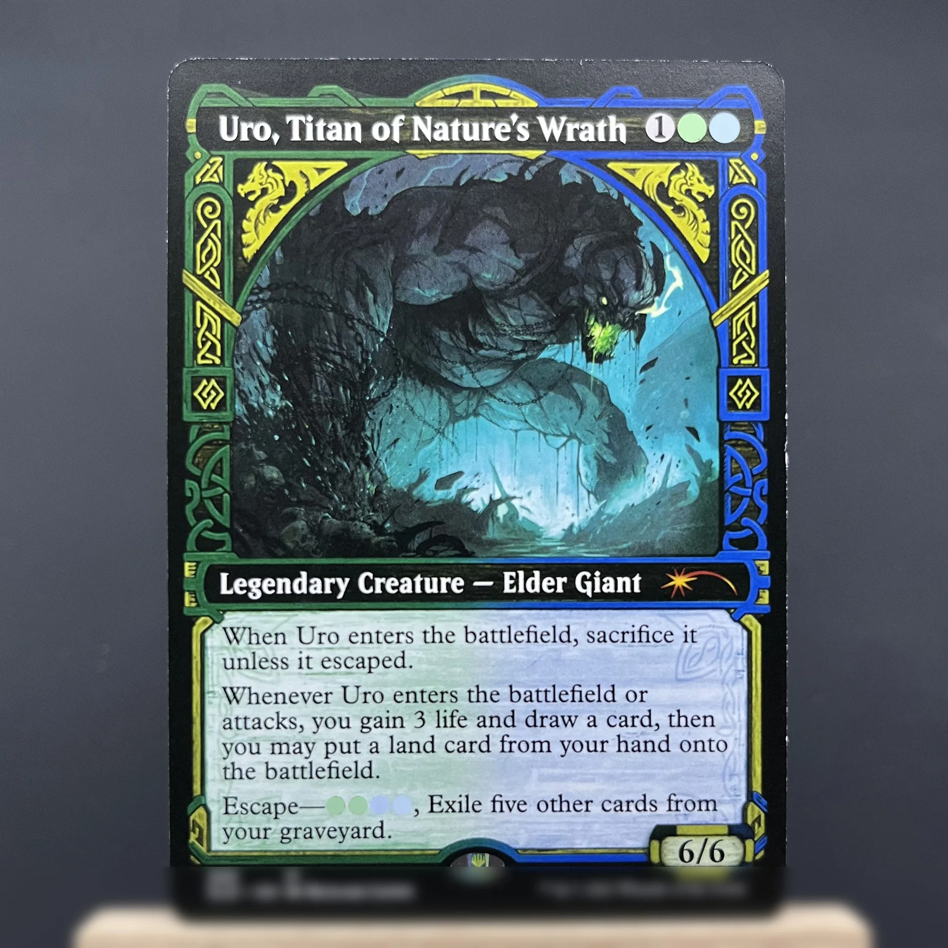 TCG Cards SLD HOLO2-Ⅰ02 German Black Core Massacre Girl Dryad of the Ilysian Grove Bitterblossom Inkmoth Nexu Breeding Pool Card Games