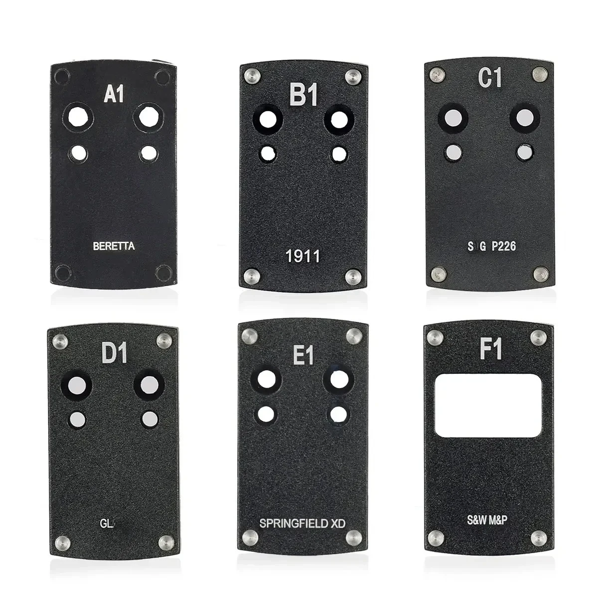 Pistol Reflex Sight Mount Adapter Plate For Glk 43 S&W HK USP S G P226
