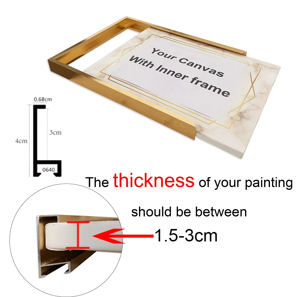 Vibrant Multi-Color Thick Metal Wall Art Photo Frame Collection