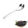 Kitchen Stainless Steel Spoon With Holes Cuisine Caviar Builder Roe Sauce Strainer Spoon Durable Kitchen Cooking Gadgets 2