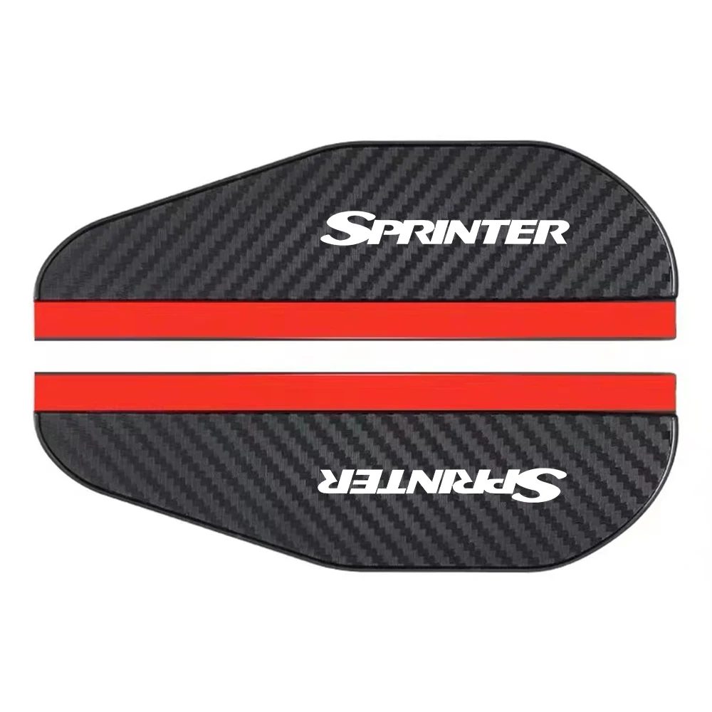 Carbon Fiber Car Rearview Mirror Eyebrow Rain Cover 2Pcs for Mercedes Benz A B C E R S V class Sprinter Viano W124 W203 W204
