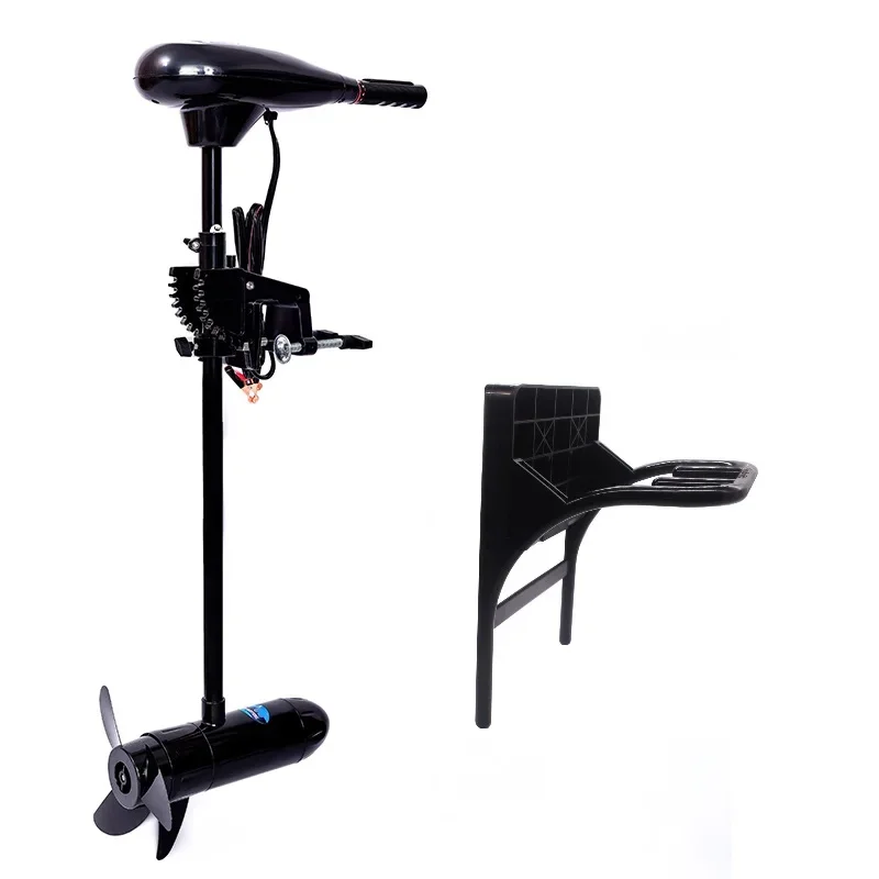 Solar Marine 40Lb Dc 12V Motore Elettrico A Traina Motore Fuoribordo Montato Su Poppa Per Barche Da Pesca Gonfiabili Con Staffa