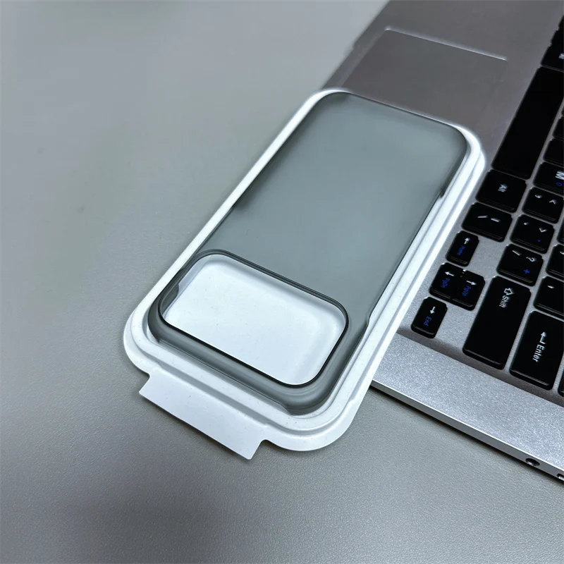 Frameless Ultra Thin Translucent Bumper Case - Matte Hard Plastic Cover