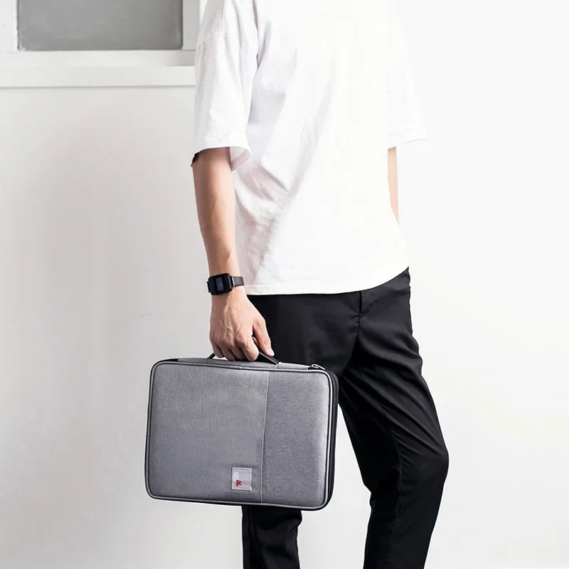 A4 문서 정리함 폴더 Padfolio 다기능 비즈니스 거치대 케이스, 아이패드 가방 사무실 서류 가방 보관 문구