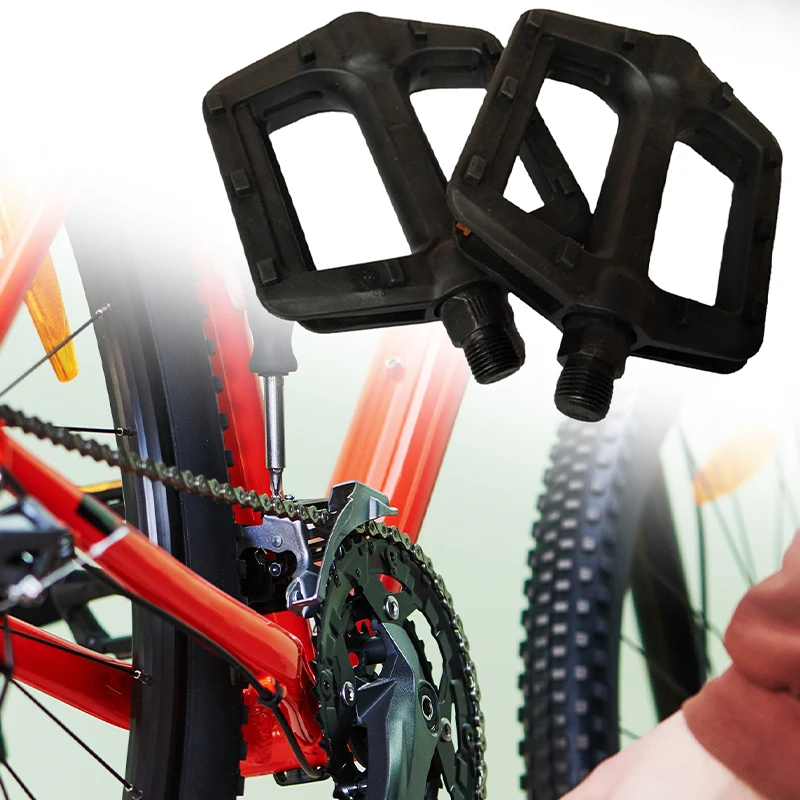 

Plastic Ultra Light Bicycle Pedal Quick Release Pedal Flat Mountain Bike Ball Pedal Bicycle Wide Pedal Bicycle Accessories