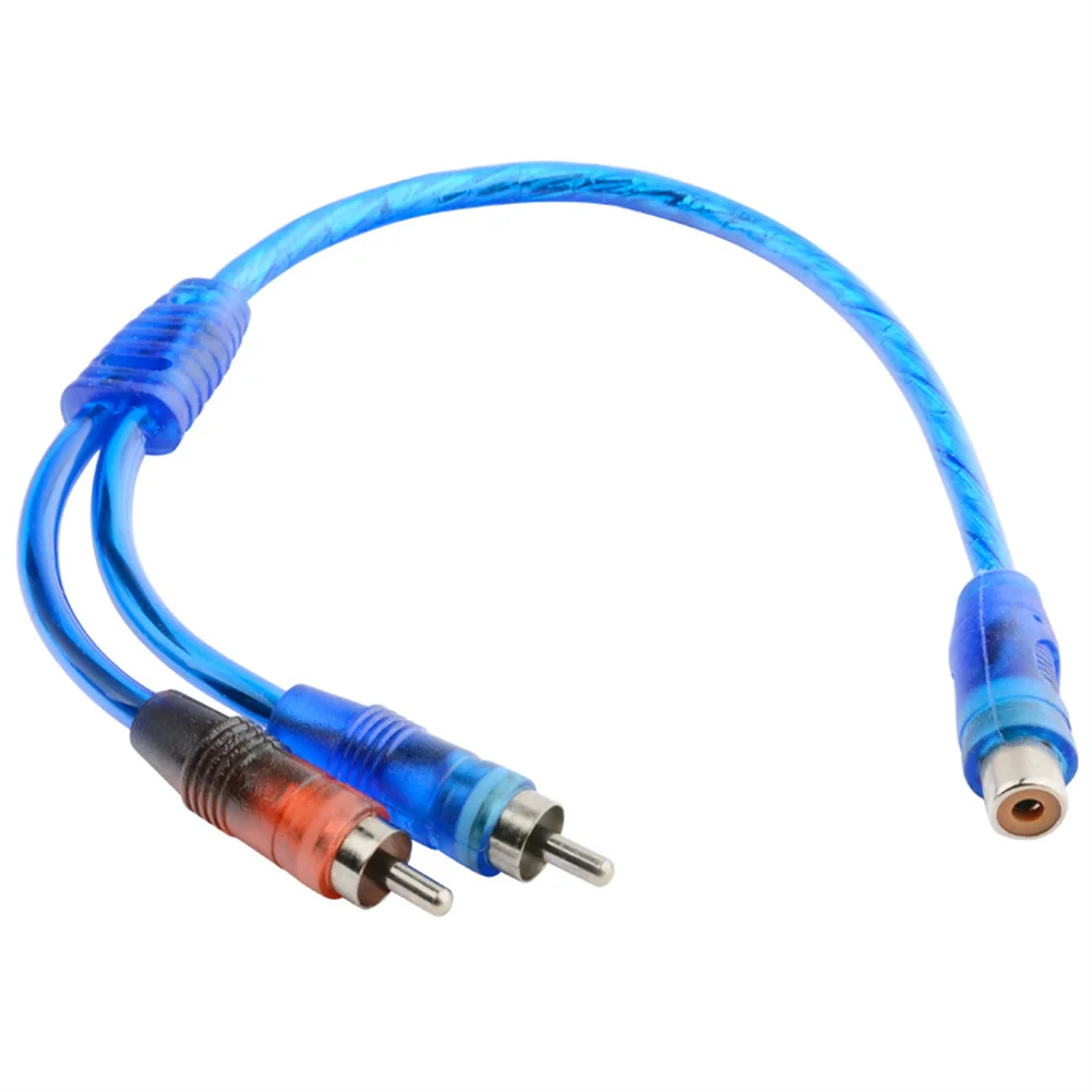 

Transform Your Sound Quality with Car Audio Cable 1 Female to 2 Male RCA Adapter Wire Splitter Signal Connector