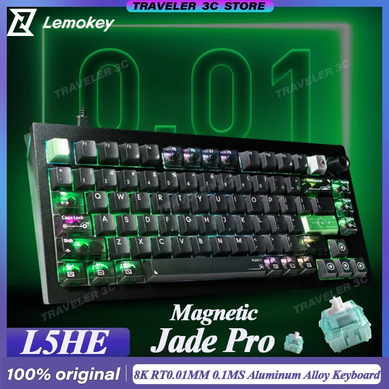 Lemokey L5HE 8K フラッグシップ有線磁気スイッチゲーミングキーボード