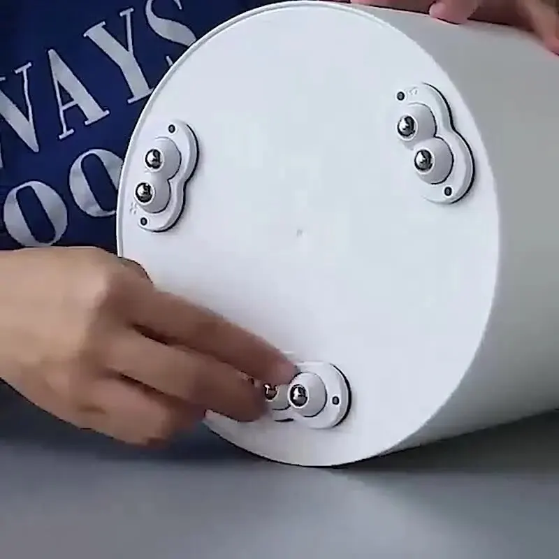 Adhesive Non Perforated Universal Furniture Casters Wheel Furniture Base Roller Ball Type Casters Handcart Silent Wheel 4PCS