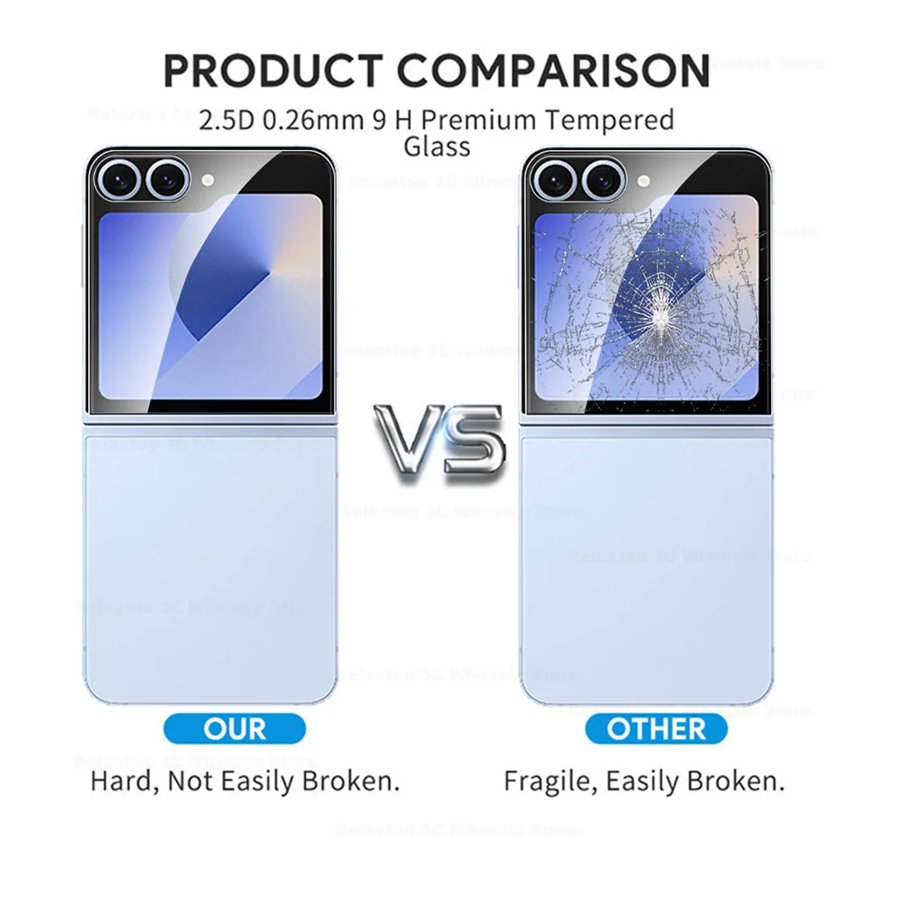 Premium HD Tempered Glass Back Screen Protector for Samsung Galaxy Z Flip6