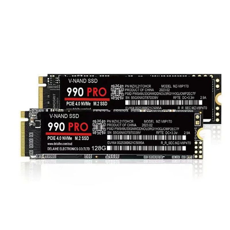 128G 990 PRO M.2 2280 SSD, Pcie 4.0 Nvme ӿ  ϵ ̺ SSD, Ʈ ũž ָ Ʈ PCB, 1 