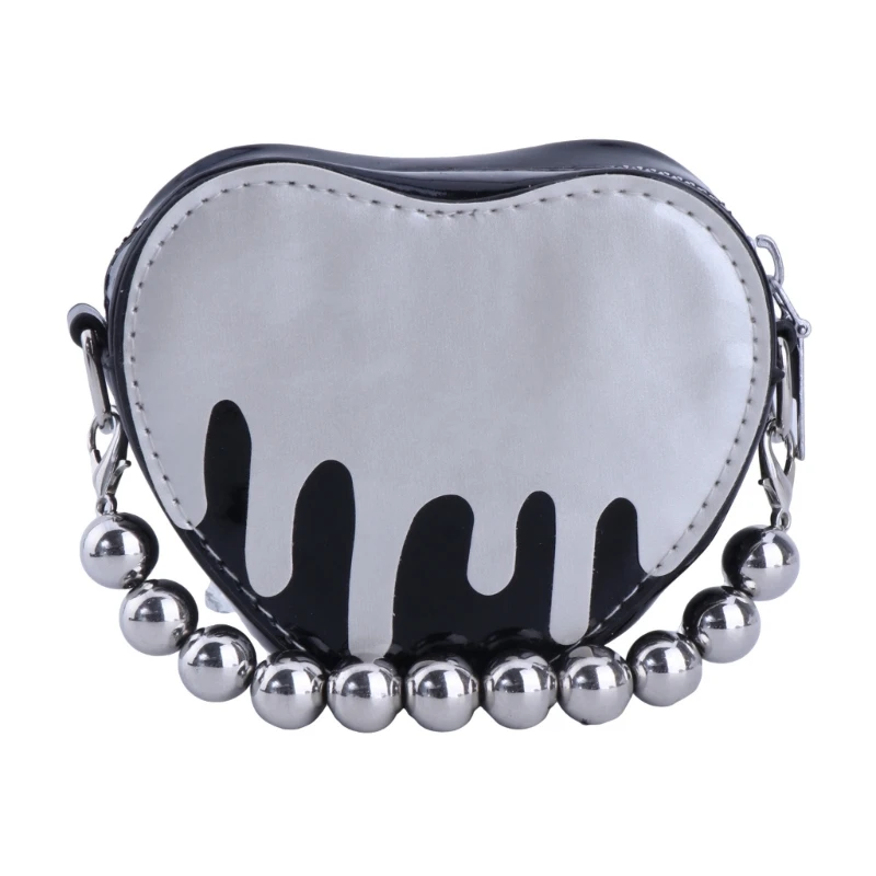 

Heart Shaped Crossbody Purse Small Clutch Purse Bag for Women Ladies Handbag Purse Mini Shoulder Bag Wedding Handbag