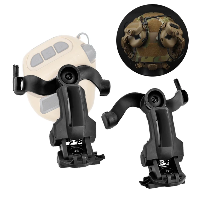 Helmet headphone holder Headset rail mounting Helmet adapter Headphone accessories compatible with EARMOR headsets