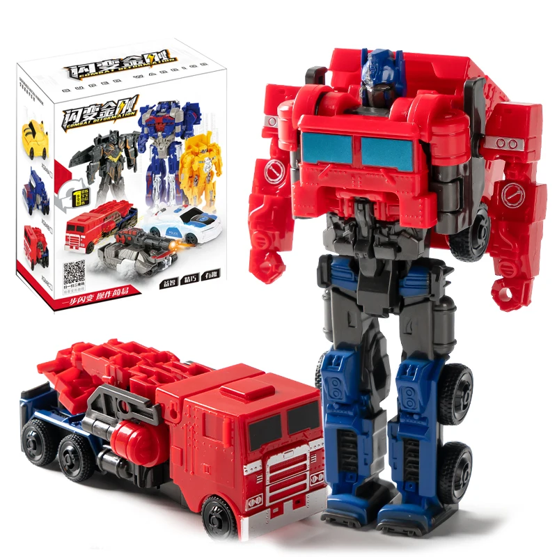 Juguetes de transformación, coche, regalo de cumpleaños para niños, modelos de acción, 2 en 1, coche metamórfico de un solo paso, dinosaurio, juguetes educativos para niños