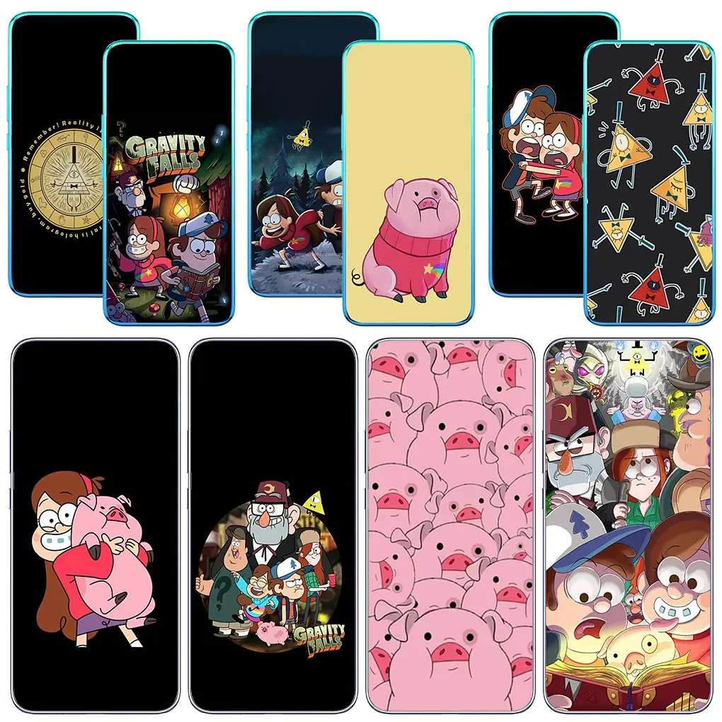 Maiale Gravity Falls Cover Per Motorola Moto One Action Hyper Macro Vision Zoom E6 E7 Power Edge 30 Neo Ultra 20 Pro Fusion Case