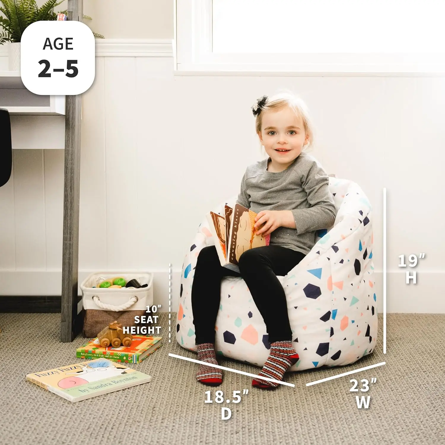 Milano Kid's Bean Bag Chair 3