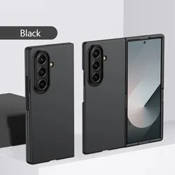 Slim Ultra Thin Hard Case with Lens Protection and Comfortable Touch Feel - Special Edition for Samsung Galaxy Z Fold6 (Black)
