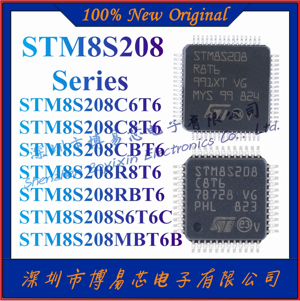 

NEW STM8S208C6T6 STM8S208C8T6 STM8S208CBT6 STM8S208R8T6 STM8S208RBT6 STM8S208S6T6C STM8S208MBT6B ARM microcontroller chip